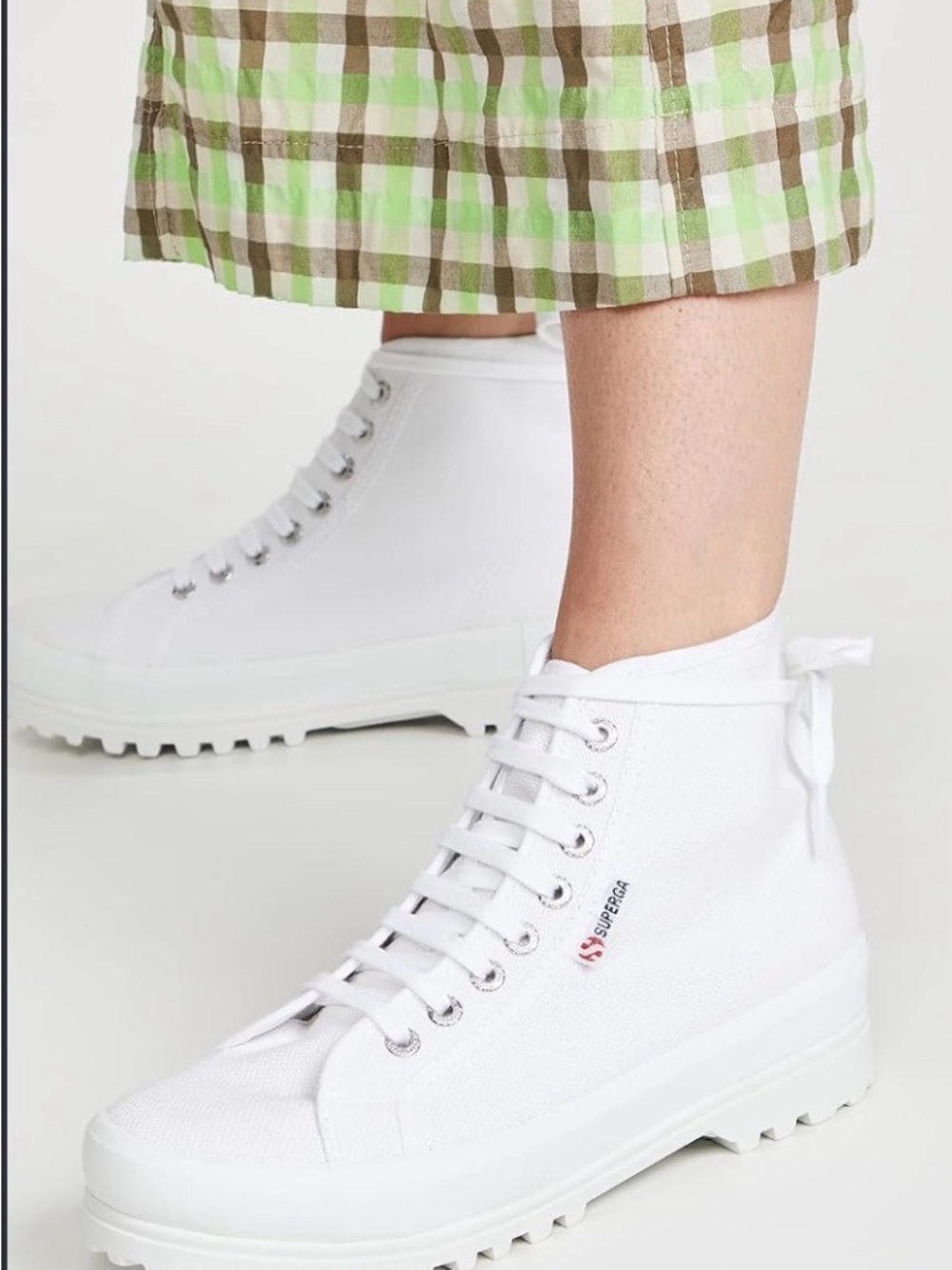 Superga 2341 Alpina High Top Sneaker White EU 39/ US 8
